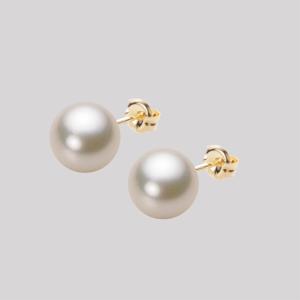 ムーンレーベル 公式] パール ピアス レディース あこや真珠 7.5mm