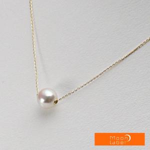 ムーンレーベル 公式] ロング パール ネックレス 2連 3連 あこや真珠