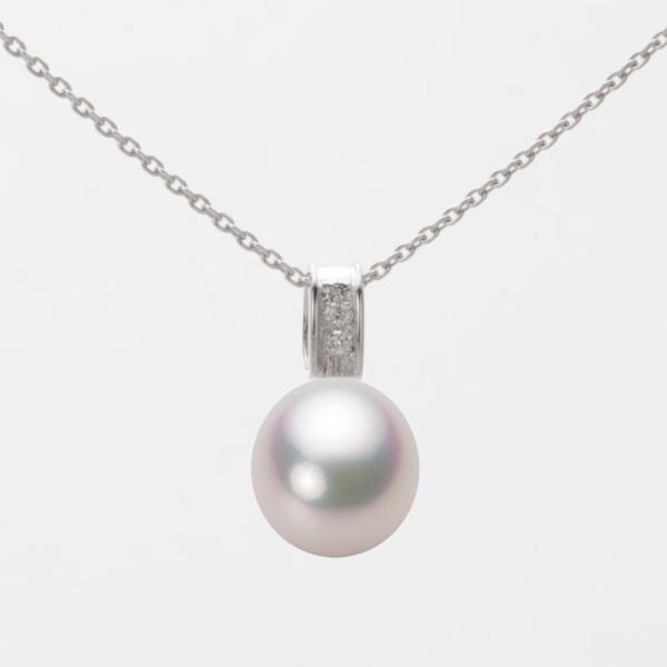 [ムーンレーベル 公式] パール ペンダント レディース 8.5mm アコヤ 真珠 ペンダント トッ...