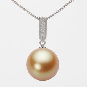 8.5～12.1 ミリ  南洋白蝶真珠 ネックレス ムーンレーベル 公式] 南洋真珠 ネックレス 12mm 白蝶 真珠 ペンダント