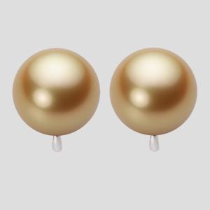 [ムーンレーベル 公式] 南洋真珠 イヤリング 14mm 白蝶 真珠 イヤリング K14WG ホワイトゴールド レディース NW00014R11NG0Y04W0