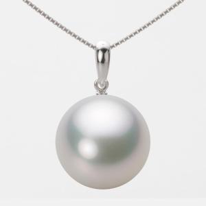 ムーンレーベル 公式] 南洋真珠 ネックレス 15mm 白蝶 真珠 ペンダント