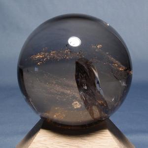 ガウリシャンカール産ヒマラヤ煙水晶10mm玉ブレスレット（内寸約15cm