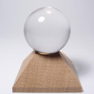 【Ａ＋】最高級天然水晶玉 63.95mm（鑑別書付き）　SP0129
