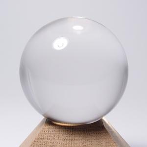 【A+】最高級天然水晶玉 63.95mm(鑑別...の詳細画像1