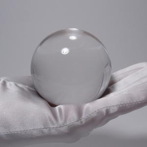 【A+】最高級天然水晶玉 63.95mm(鑑別...の詳細画像2