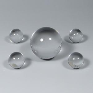 水晶玉　約80mm　約950g Y-ZN010-A 厄除け・地鎮用天然水晶玉5個組 1寸玉セット【A】 : 水晶