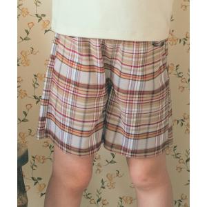 子供服 女の子 キュロット 秋冬 膝丈 子ども服 キッズ 服 ジュニア スクール チェック 柄 キュロットパンツ ポケット ウエストゴム むーのんのん moononnon｜moononnon