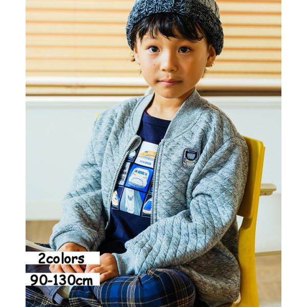 むーのんのん アウトレットセール秋冬 130cm限定 子供服 男の子 ジャケット 長袖 キッズ パー...
