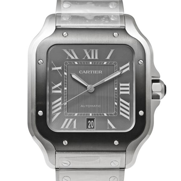 未使用品 Cartier サントス ドゥ カルティエ LM 替えベルト付き Ref.WSSA0037...