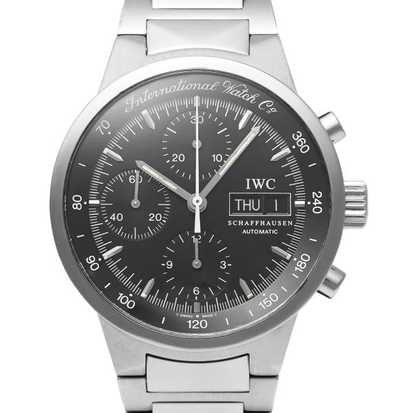 IWC 箱・保証書付き GST クロノグラフ Ref.IW370708 ブラック 中古品 メンズ 腕...