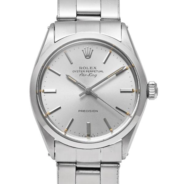 1969年前後 ROLEX エアキング Ref.5500 シルバー アンティーク品 メンズ 腕時計
