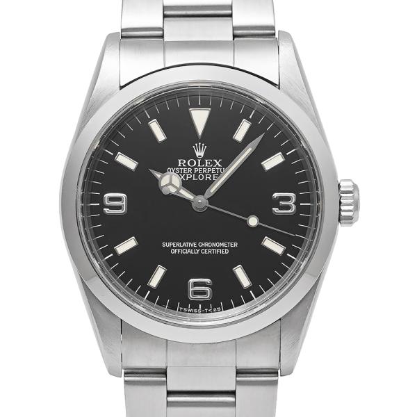 U番 ROLEX エクスプローラー1 Ref.14270 ブラック 中古品 メンズ 腕時計