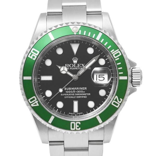 ROLEX サブマリーナー デイト D番 2005年国内正規保証書付き Ref.16610LV 中古...