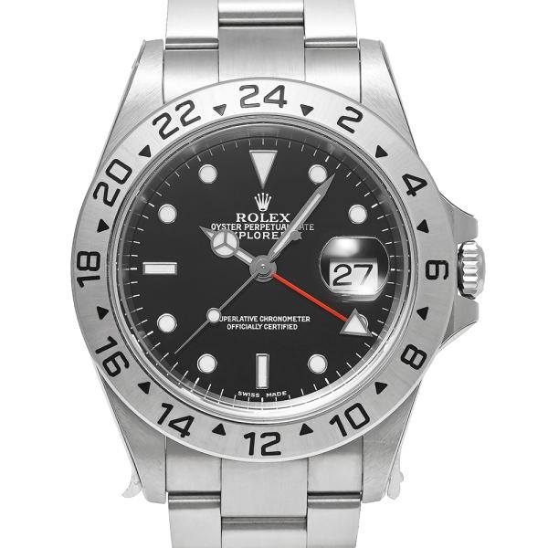 未使用品 P番 箱・国内正規保証書付き ROLEX エクスプローラー2 ブラック Ref.16570...