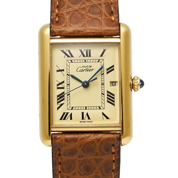 Cartier マストタンク LM ヴェルメイユ 保証書付き Ref.W1017454 アイボリー ...