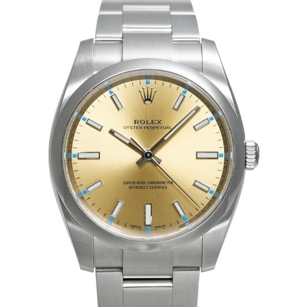 オイスターパーペチュアル ホワイトグレープ ランダム番 Ref.116000 中古品 メンズ 腕時計