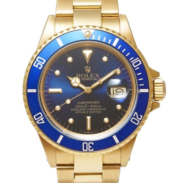 R番 ROLEX サブマリーナー デイト フジツボダイヤル Ref.16808 中古品 ブルー メン...