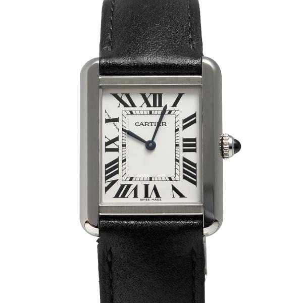 Cartier タンクソロ SM Ref.WSTA0030 中古品 シルバー レディース 腕時計