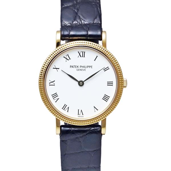 PATEK PHILIPPE カラトラバ Ref.4819J 中古品 ホワイト レディース 腕時計
