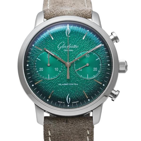 箱・国内正規保証書付き Glashutte Original シックスティーズ クロノ アニュアルエ...