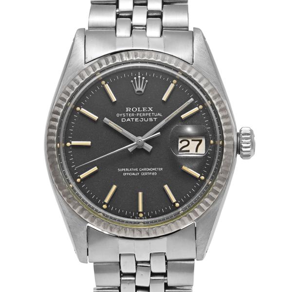 1968年前後 ROLEX デイトジャスト レッドアイダイヤル Ref.1601 ブラック アンティ...