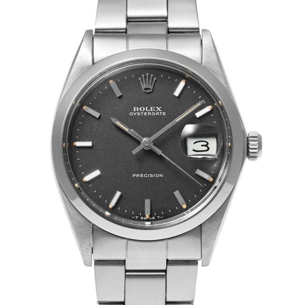 ROLEX オイスターデイト Ref.6694 ブラック アンティーク品 メンズ 腕時計