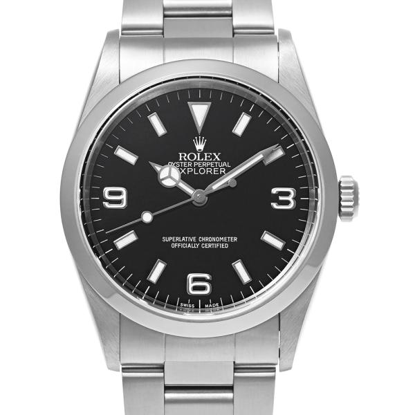 ロレックス エクスプローラー1 Ref.14270 P番 ダブルバックル 中古品 メンズ 腕時計