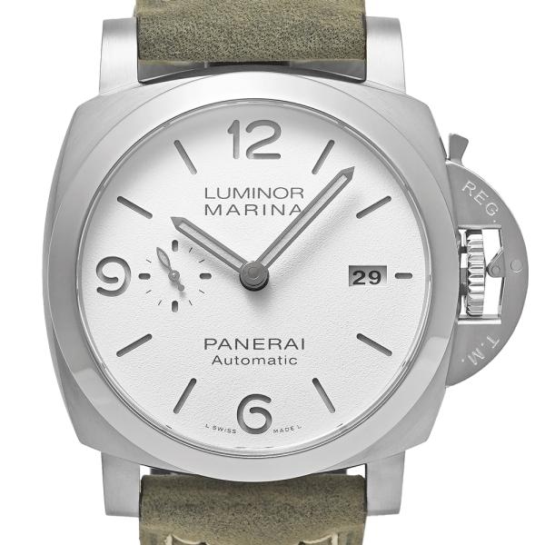 未使用品 2024年10月保証書・替えベルト付き OFFICINE PANERAI ルミノール マリ...