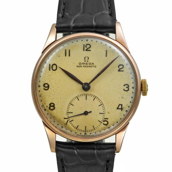 OMEGA ラウンド スモセコ 1940年頃 Ref.不明 アンティーク品 メンズ 腕時計