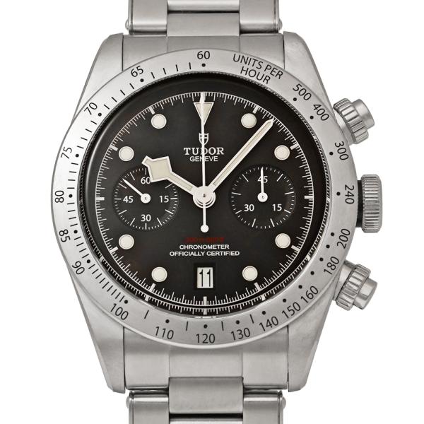 TUDOR ヘリテージ ブラックベイ クロノ 未使用ベルト付き Ref.79350 中古品 メンズ ...