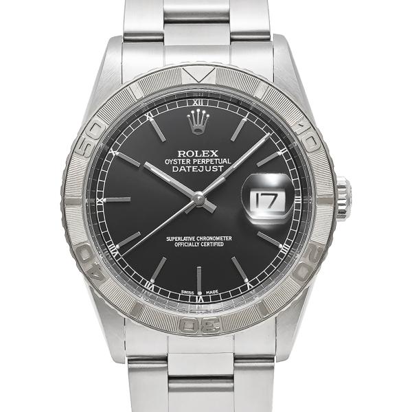 Y番 保証書付き ROLEX デイトジャスト サンダーバード Ref.16264 ブラック 中古品 ...
