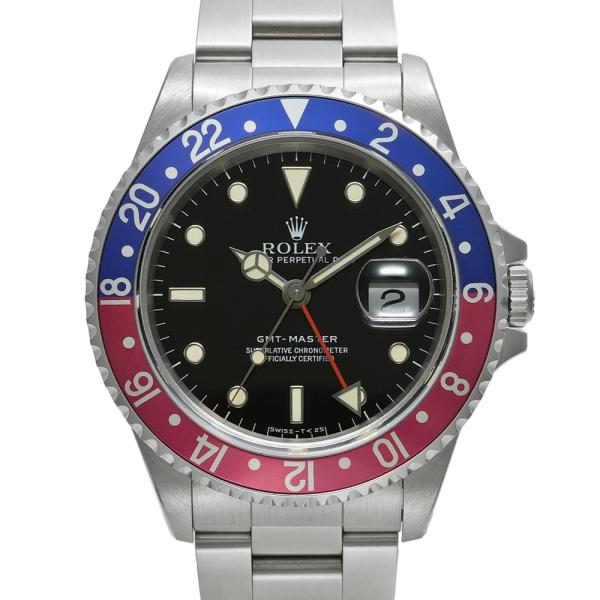 GMTマスター 青赤ベゼル T番 箱・1997年保証書付き Ref.16700 中古品 メンズ 腕時...