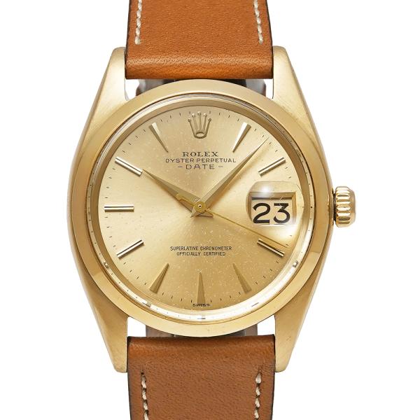 1960年前後 ROLEX オイスターパーペチュアル デイト Ref.1500 シャンパンゴールド ...