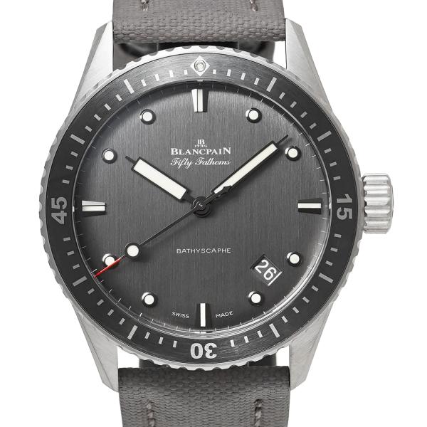 箱・保証書付き BLANCPAIN フィフティファゾムス バチスカーフ Ref.5000-1210-...