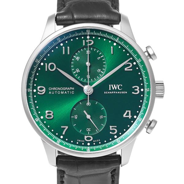 IWC ポルトギーゼ クロノグラフ Ref.IW371615 グリーン 中古品 メンズ 腕時計