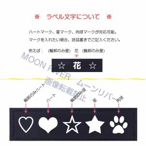 犬 胴輪 ハーネス用ラベル 同じ2枚 名入れ ...の詳細画像4