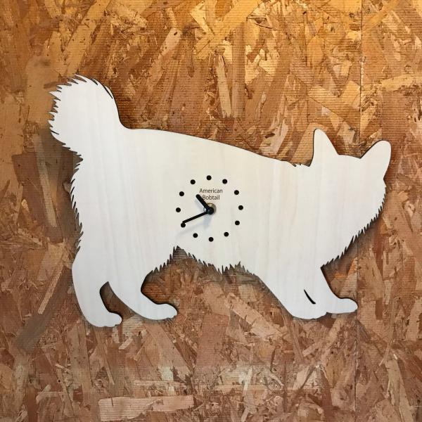 壁掛け時計  C1-003　アメリカンボブテイル 37cm×29cm