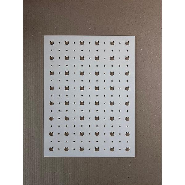 猫穴パンチングボード　30cm×40cm　市販のフックも使える　取り付け方法はいろいろ。水に強いメラ...