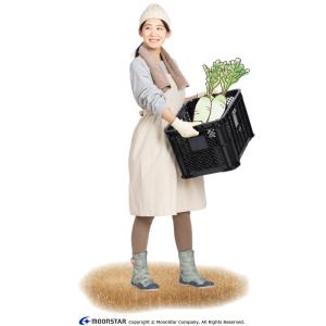 ムーンスター レディース レインブーツ レイシ...の詳細画像2