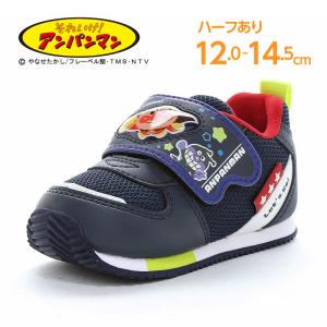 アンパンマン ばいきんまん ドキンちゃん スニーカー 子供靴 ベビー ファースト シューズ 男の子 靴 moonstar AP B62 ネイビー [2026年春夏新作] 10月31日発売