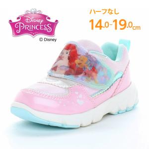 ディズニー プリンセス アリエル スニーカー 子供靴 キッズ シューズ 女の子 運動靴 靴 かわいい Disney DN C1378 ピンク moonstar [2026年秋冬新作] 7月1日発売