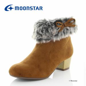 ムーンスター [セール] 子供靴 女子 ジュニアブーツ SG J525 ブラウン moonstar 防寒 特割