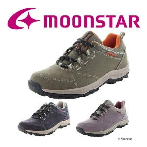 レディース スニーカー ウォーキングシューズ SPLT L133 防水 抗菌防臭 幅広4E 梅雨 ムーンスター moonstar [セール]
