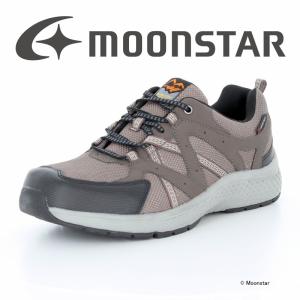 ムーンスター [セール] moonstar メンズ ウォーキングシューズ SPLT M195 トープ 防水 幅広4E 抗菌防臭 梅雨