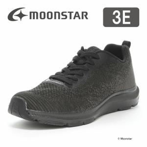 ムーンスター スニーカー メンズ 幅広 甲高 3E 軽量 ウォーキング シューズ 普段履き 運動靴 靴 黒 moonstar SNGY M21 ブラック [セール] セ新5月22日