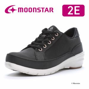ムーンスター スニーカー レディース 防水 軽量 レイン ウォーキング シューズ 普段履き 靴 黒 母の日 moonstar RPL112 ブラック [セール]セ新3月15日