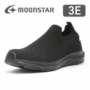 ムーンスター スニーカー 幅広 3E メンズ ウォーキング シューズ 運動靴 靴 黒 普段履き moonstar SNGY M22 オールブラック [20%OFF] 3月27日値下 百選
