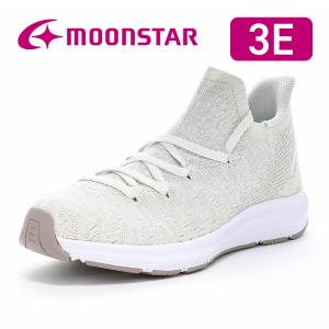 ムーンスター スニーカー 幅広 3E 軽量 レディース ウォーキング シューズ 運動靴 靴 甲高 普段履き moonstar SNGY L27 アイボリー [2026年春夏新作] 1月7日発売