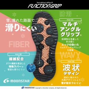 ムーンスター レインブーツ 軽量 防滑 長靴 ...の詳細画像1
